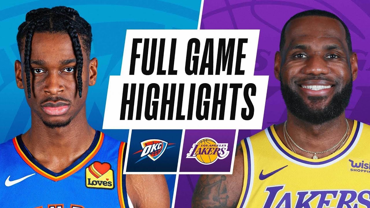 Game Recap: Lakers 119, Thunder 112