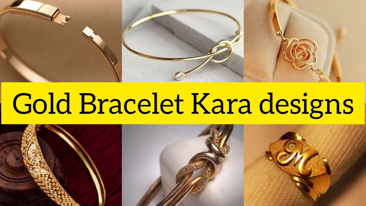 Affordable New designs of Gold Kara bracelet designs for girls/ladies|| Trendz hub