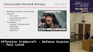 Securi-Tay 2020: Offensive Tradecraft - Defence Evasion - Paul Laîné