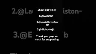 Shout outs!