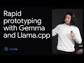 Demo rapid prototyping with gemma and llamacpp