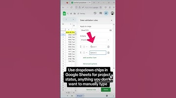 Drop down chip tutorial
