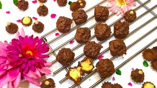 139 _ تارت فيريرو روشيه / تارت الفخامة  مع كراميل الشوكولاتة البيضاء اللذيذة/ ferrero rocher tart