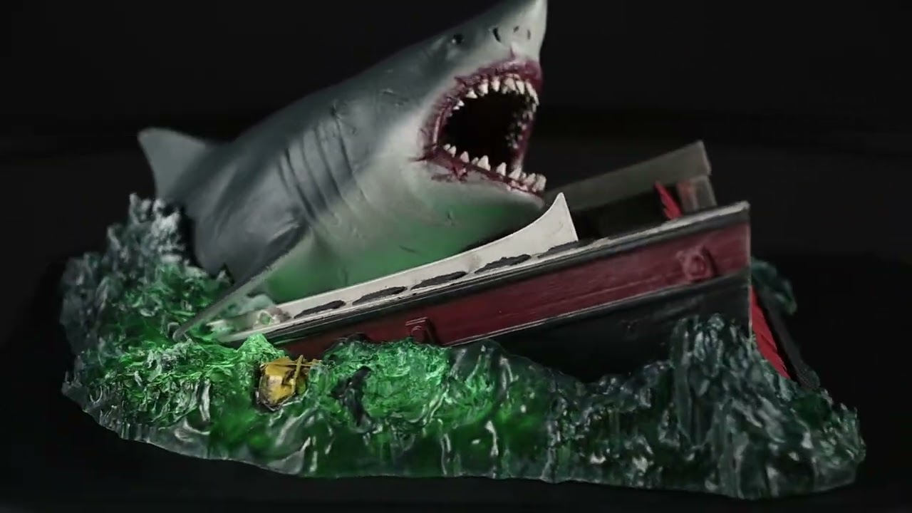 Jaws 50th Anniversary Light-Up 1:48 Scale Resin Statue