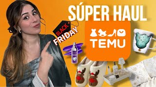 Súper HAUL TEMU! Ofertas BLACK FRIDAY y muchos DESCUENTOS! Lo pruebo TODO  (ad)