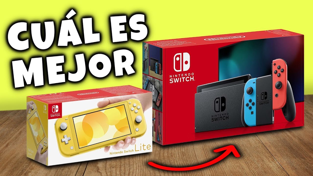 ¿Cuál es mejor comprar? Una Nintendo SWITCH normal o una Switch LITE ????