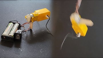 DIY Insect Robot with DC Motor | Simple Bug Robot Project for Beginners