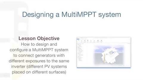 Solarius PV Tutorial - Designing a Multi MPPT system - ACCA software