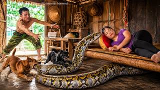 72 Hours Of Terror: Giant Python Hiding Under The Bed Ambushes The Dog — Breathless Rescue!