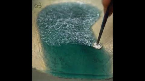 Serene Mountain Lake Diorama with Rustic Wooden Dock. #diy #serene #mountain #lake #diorama #craft