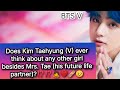 || IS V SECRETLY IN LOVE WITH SOMEONE ELSE BESIDES MRS TAE? ||🥺🙇 #bts #Mrs.Tae #Mr.Tae #love #tarot