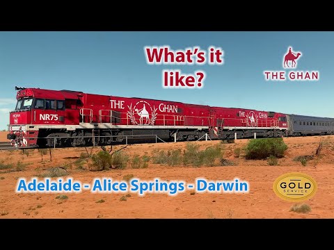 Video: Perjalanan Kereta Api Terbaik Di Australia Adalah The Ghan