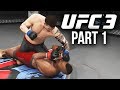 EA Sports UFC 3 Career Mode Gameplay Walkthrough Part 1 - FIRST FIGHT & CUSTOMIZATION