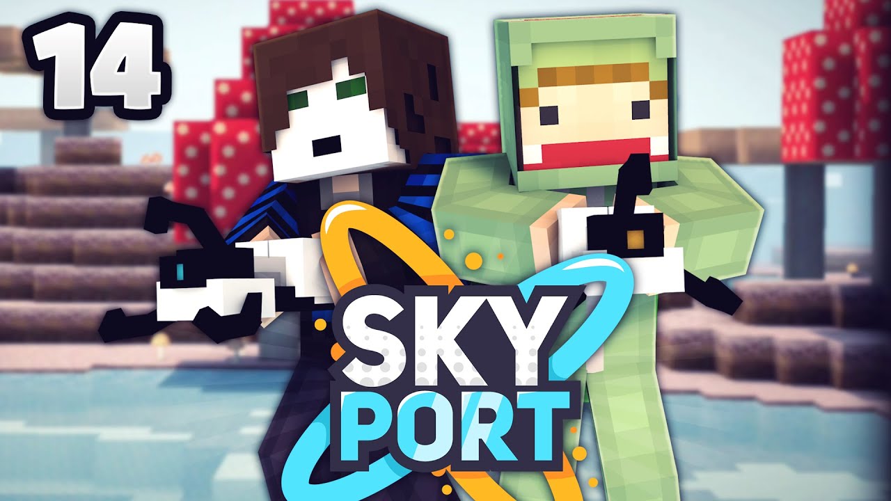 gaming logo Die Pilzkuppel als Dach?! - Minecraft SkyPort 2 #14 | ungespielt