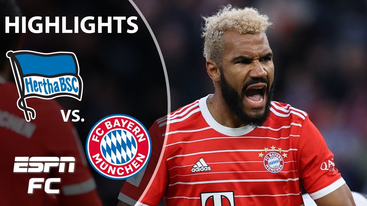 logo Glat Beskrivende Hertha vs. Bayern Munich | Bundesliga Highlights | ESPN FC - YouTube