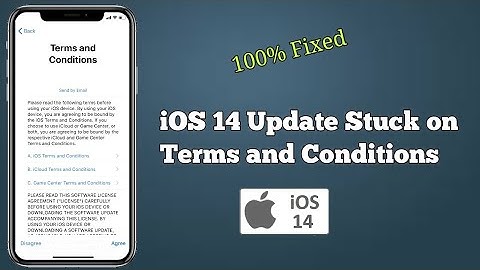 iOS 14 Update Stuck on Terms and Conditions on iPhone and iPad - Fixed