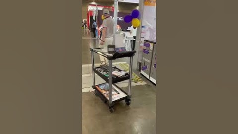 Check out how our autonomous delivery robot works 🚀  #robot #industrialautomation