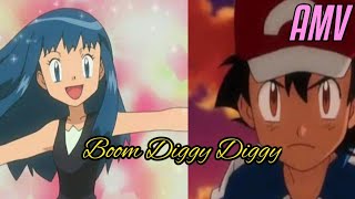 AshXDawn|AMV|Bom Diggy Diggy|Aura lucario