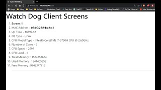 WatchDog Real Time Monitoring App From CS.CODE.IN screenshot 3