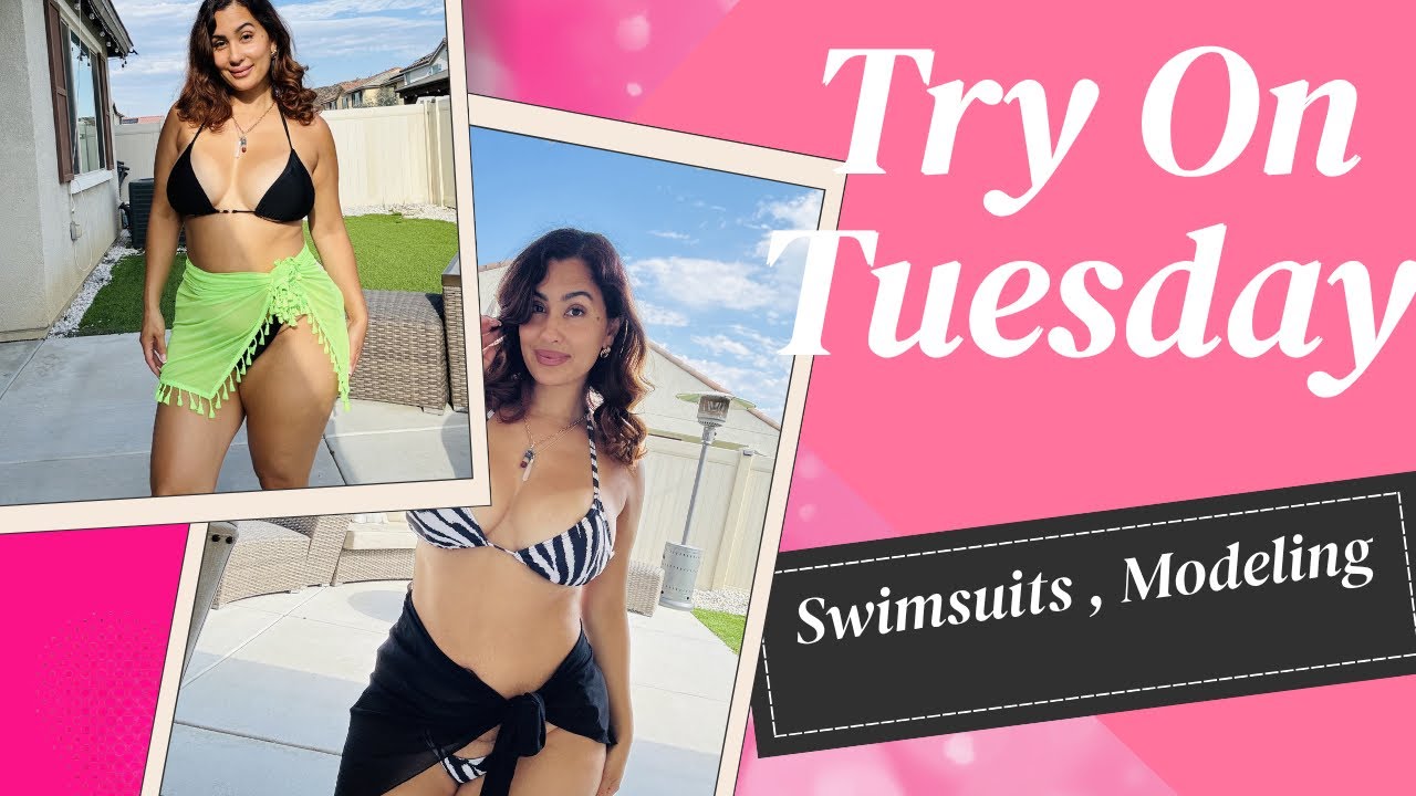 andmary♡Nadia check swim suit 👙 Try-On Tuesday | Summer Swimsuit Haul ☀️ Which One Is Your