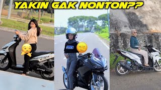 KUMPULAN VIDEO MOTOR WITH CEWEK CANTIK, cewek cantik viral tiktok... (part 2)