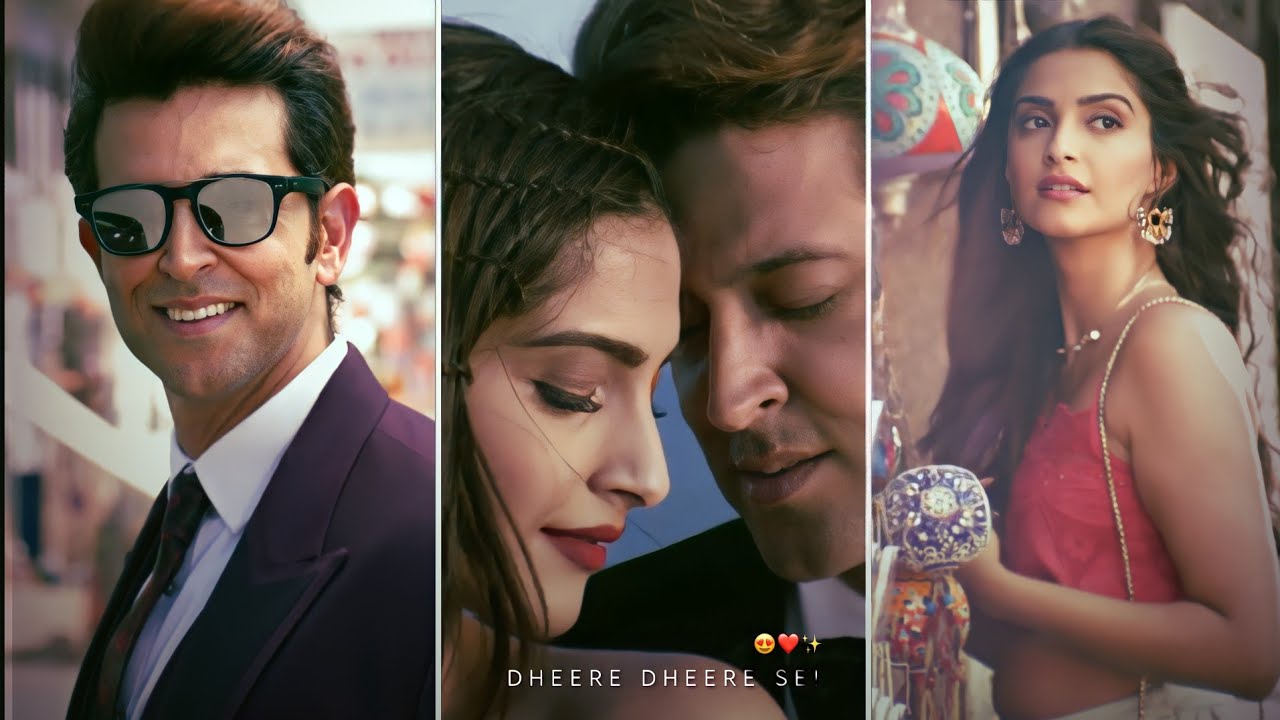 Dheere Dheere Se Meri Zindagi | Hrithik and Sonam | WhatsApp Status 4K UHD