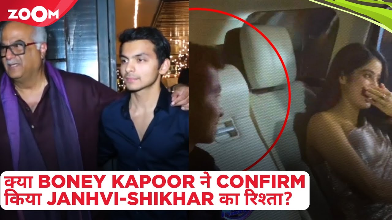 Boney Kapoor CONFIRMS Janhvi Kapoors relationship with Shikhar Pahariya?