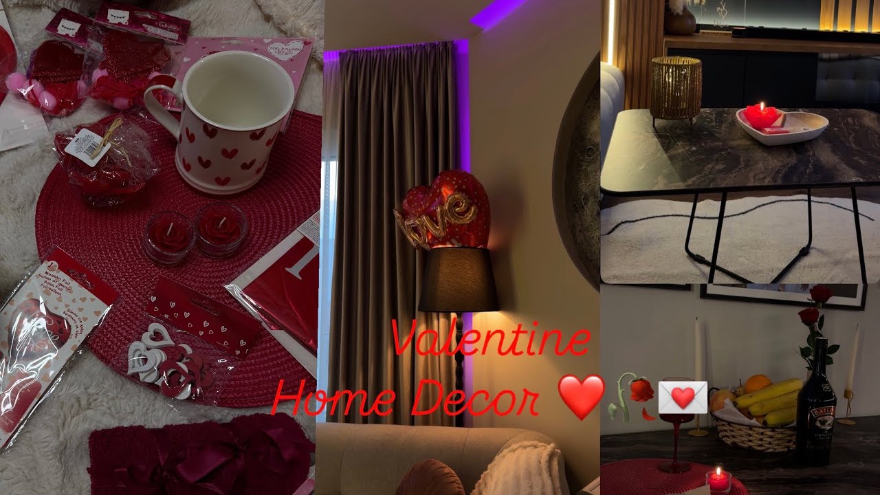 ❤️Dekorojme shtepine per ShenValentin se bashku❤️😍🥀💌