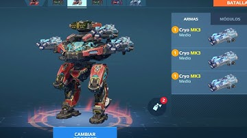 Mars Cryo MK3| Are very good setup | War Robots Gameplay
