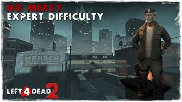 Left 4 Dead 2 - No Mercy with the bots (Expert Difficulty)