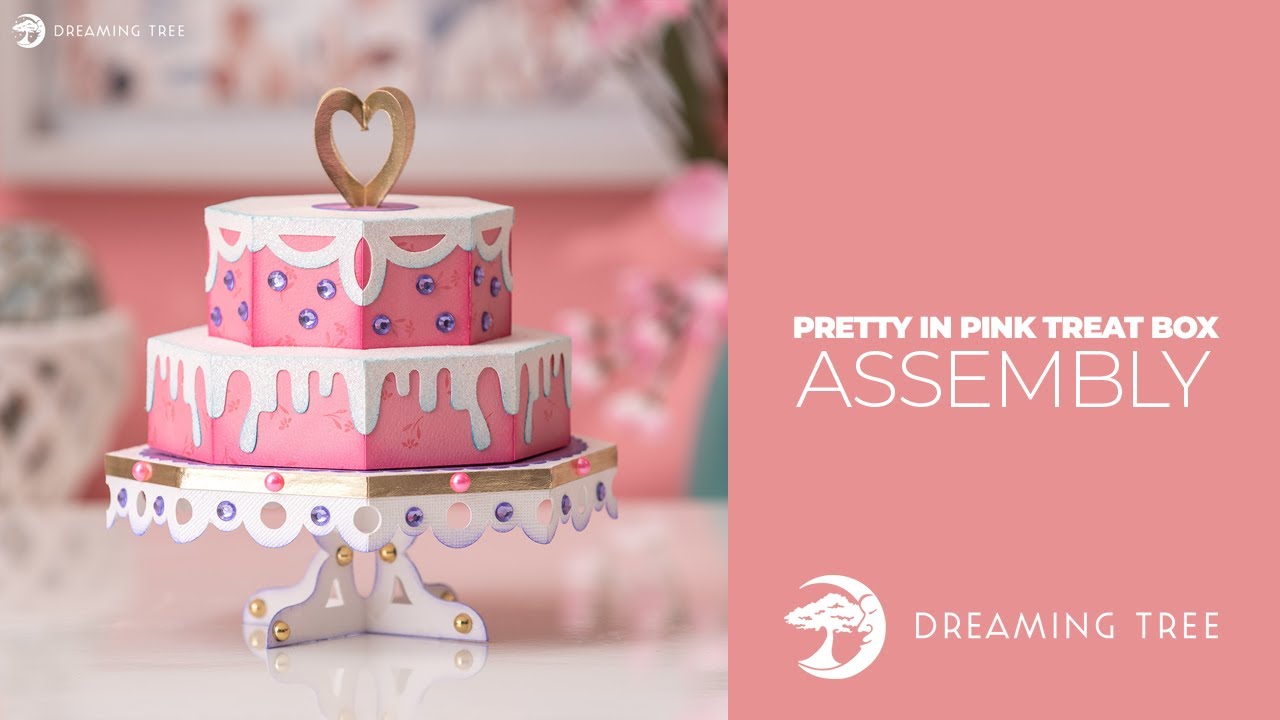 SVG File - Pretty In Pink Treat Box - Assembly Tutorial (For Cricut ...