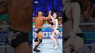 The Rock vs Indian Female Wrestler 🇮🇳 WWE Smackdown Highlights Today