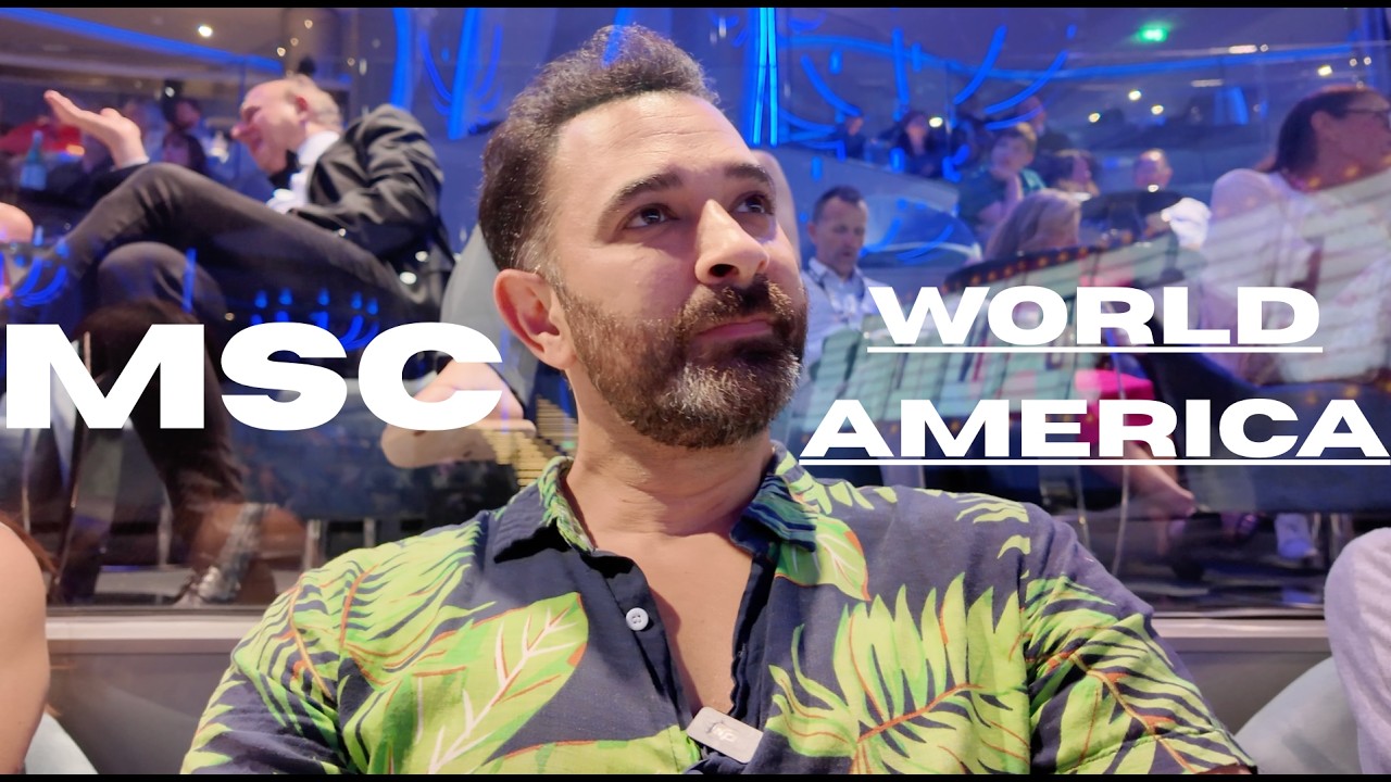 🚢 MSC WORLD AMERICA DAY 2 AT SEA! 😱 | FULL SHIP TOUR & Cruise Vlog