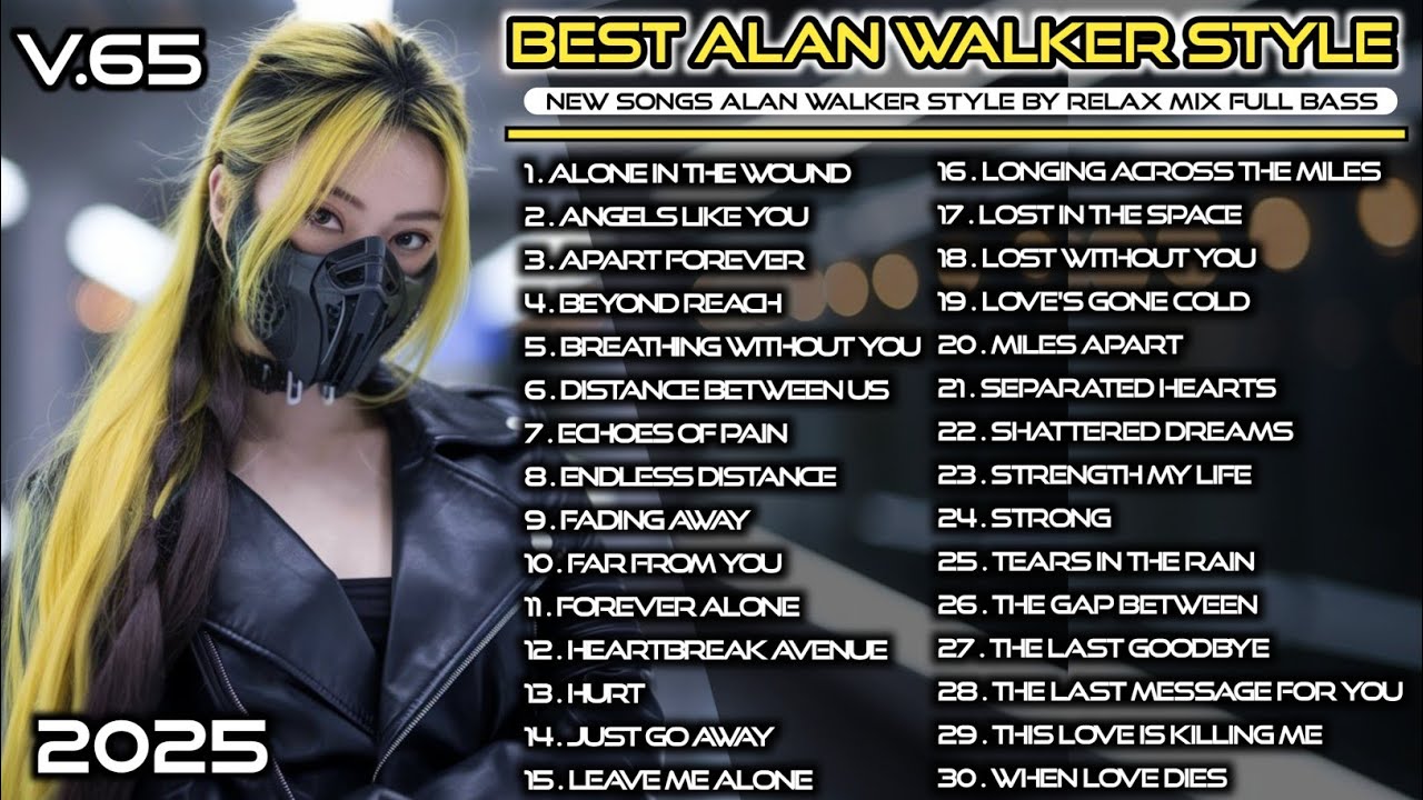 Alan Walker Style Full Album 🔥 | Relax Mix v.65 – Top EDM & Chillstep Tracks