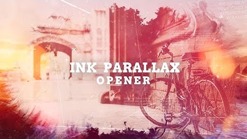 After Effects Template: İnk Parallax Opener