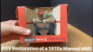 Restoration of a 1970s Mamod Minor MM1 Model steam engine