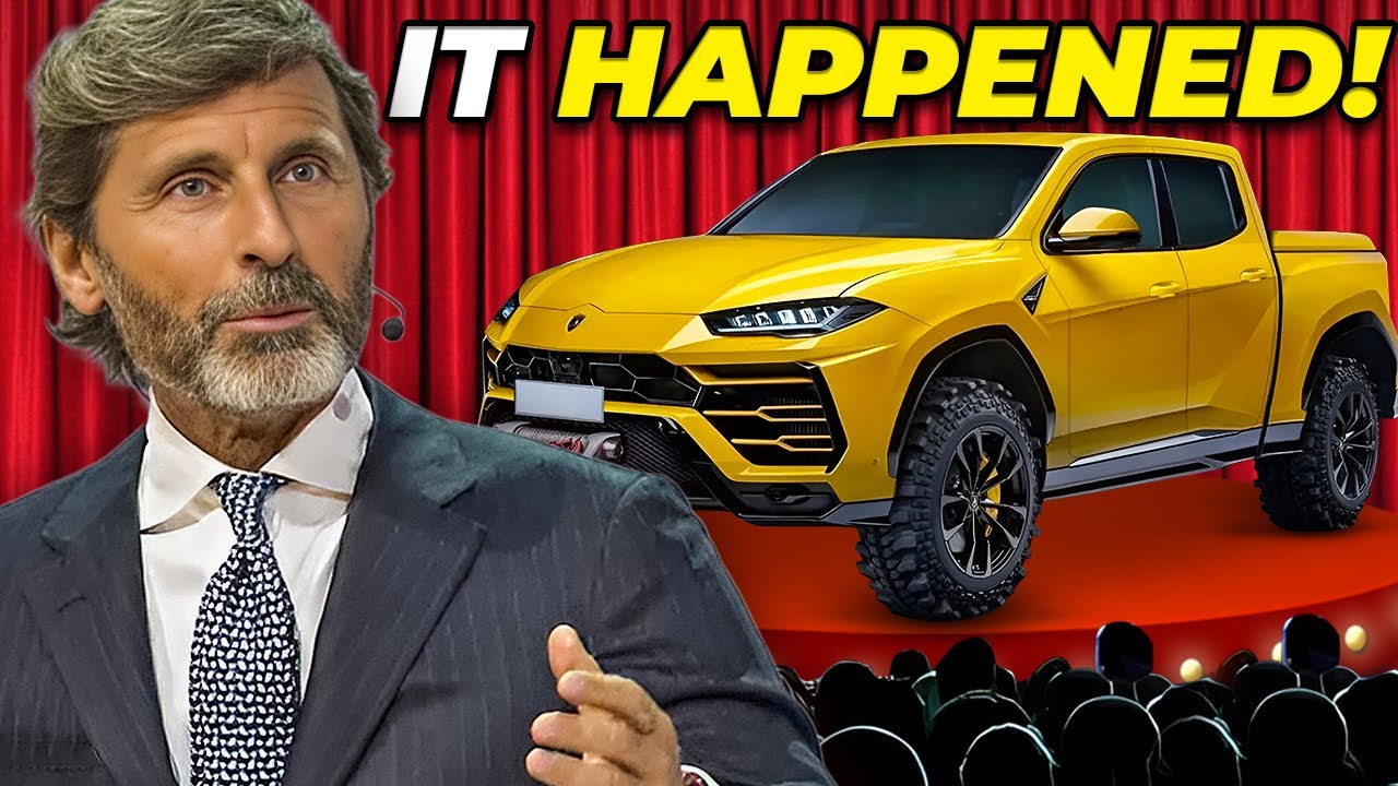 Lamborghini Ceo Unveils The Epic New Pickup Truck Youtube