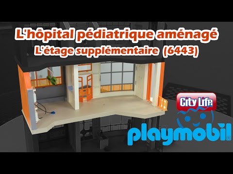 PLAYMOBIL - Hôpital Pédiatrique Aménagé 6657 - City Life