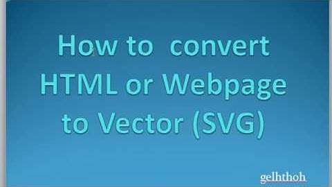 webvector convert HTML to SVG