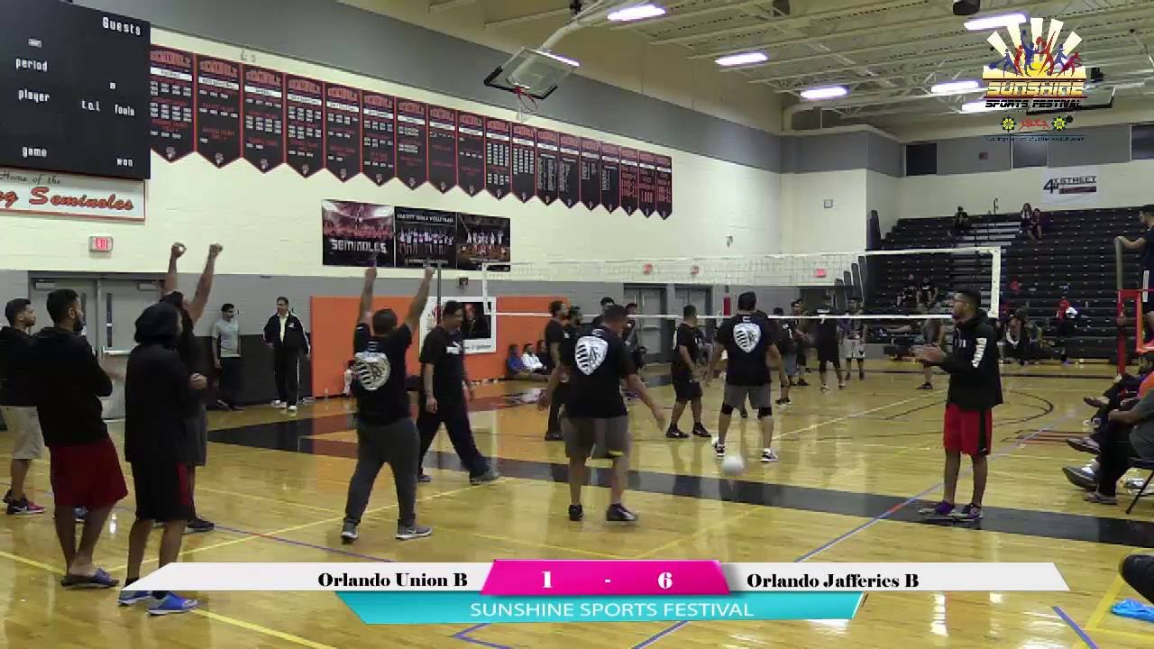 Sunshine Sports Festival Day 2 Volleyball Orlando Union B vs