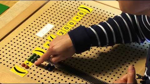 Squaring Hierarchically with Pegs Special Cases (Montessori Elementary Math)