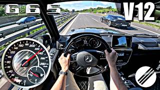 Mercedes-Benz G65 AMG W463 *6.0 V12 Biturbo* TOP SPEED DRIVE ON GERMAN AUTOBAHN 🏎
