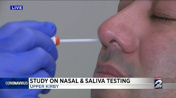 Study on nasal and saliva testing