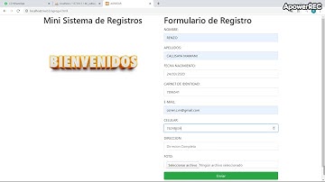 Insertar datos de un formulario html, php, mysql
