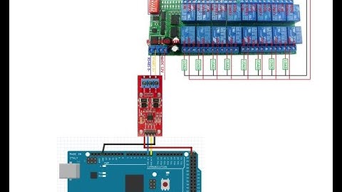 R421B16 16 Channels Modbus RTU RS485 relay control Arduino mega sample code