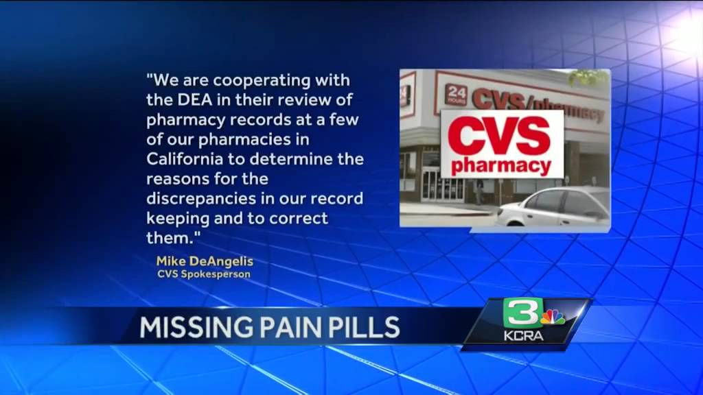 Pain pills missing from CVS pharmacies in Valley