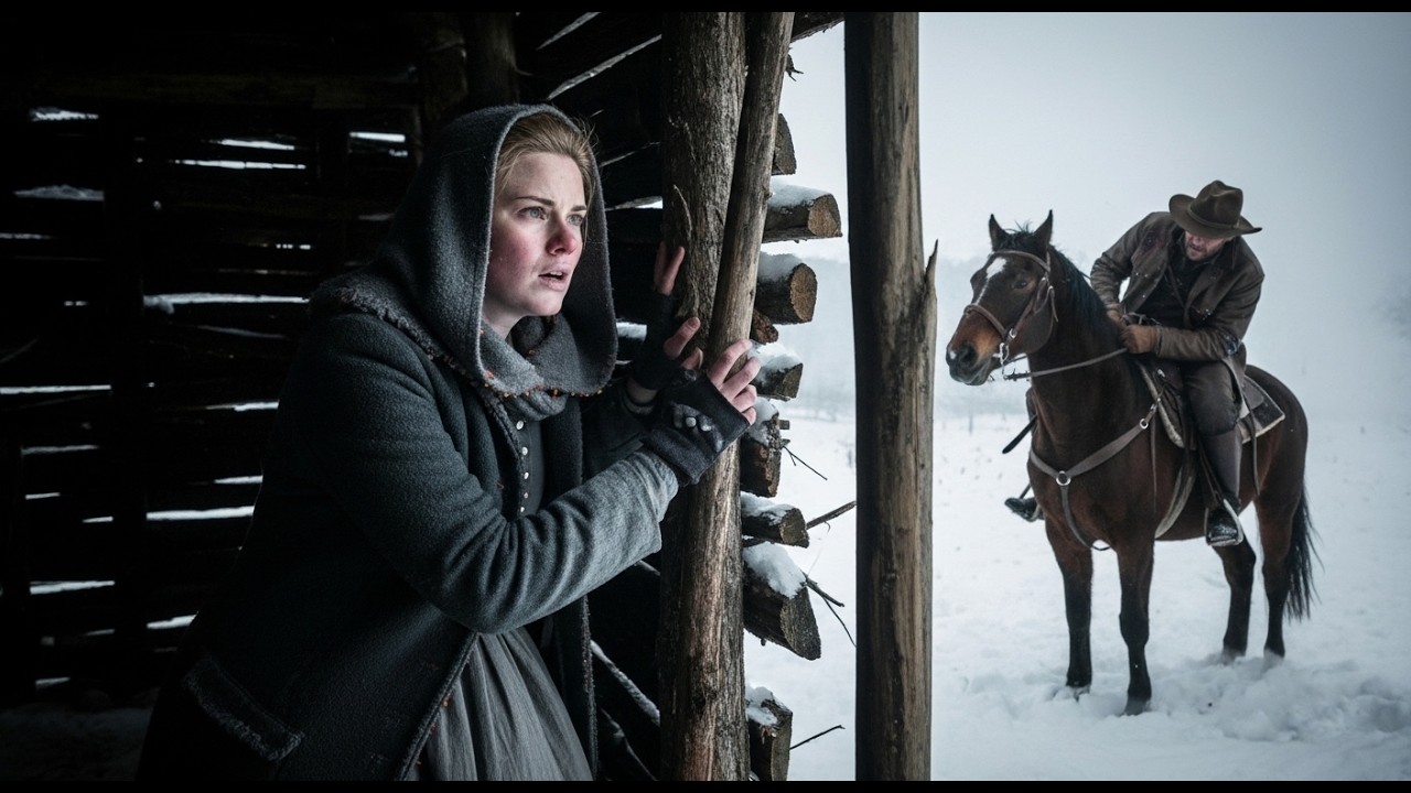 Schwanger, verlassen und ohne Hoffnung baute sie ein Versteck, mitten in der Nevasca, dann kam er…