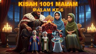 Malam Ke-6 - Kisah 1001 Malam | Kisah Nelayan dan Jin Ifrit | Gadis Misterius dan Ikan Ajaib