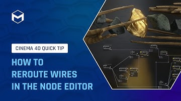 #C4DQuickTip 45: How to reroute wires in the Node Editor in Cinema 4D