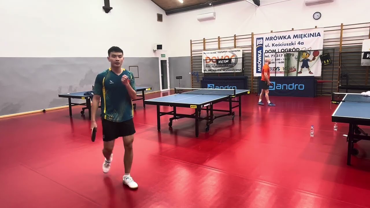Vũ Quang Minh 🇻🇳 Vs Polish table tennis player 🇵🇱🏓